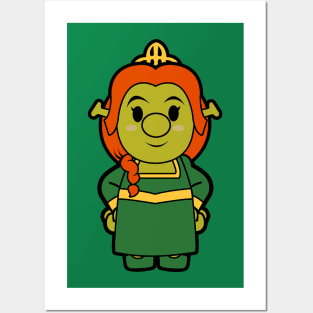 fiona chibi Posters and Art